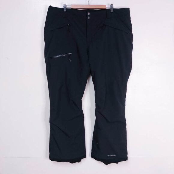 Columbia OmniHeat Snow Ski Black Pant Mens 2XL - Picture 1 of 7